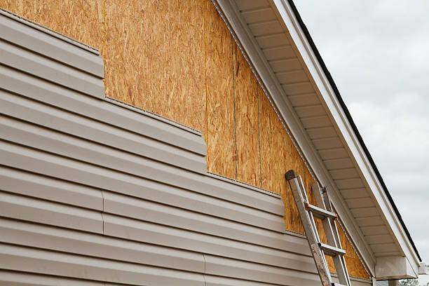 Professional Storm Damage Siding Repair technician working in Westmont, IL